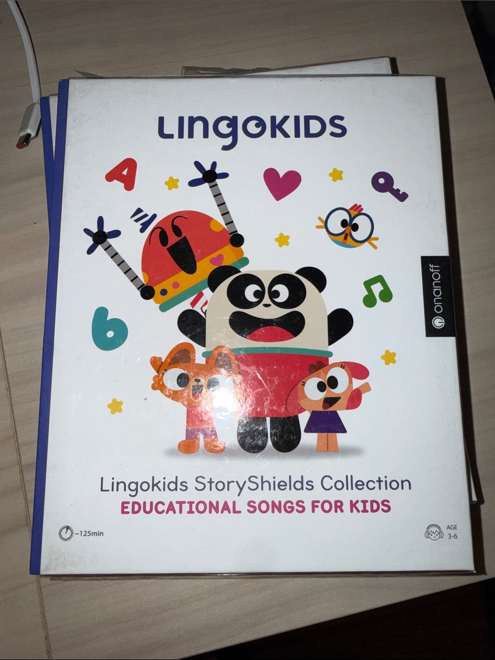 Educational Songs for Kids - White & Multicolor